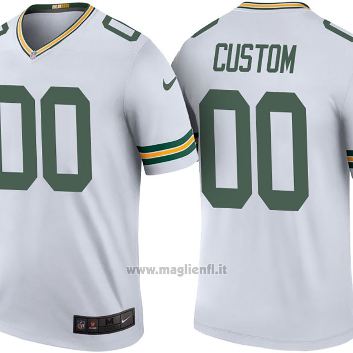 Maglia NFL Legend Green Bay Packers Personalizzate Bianco